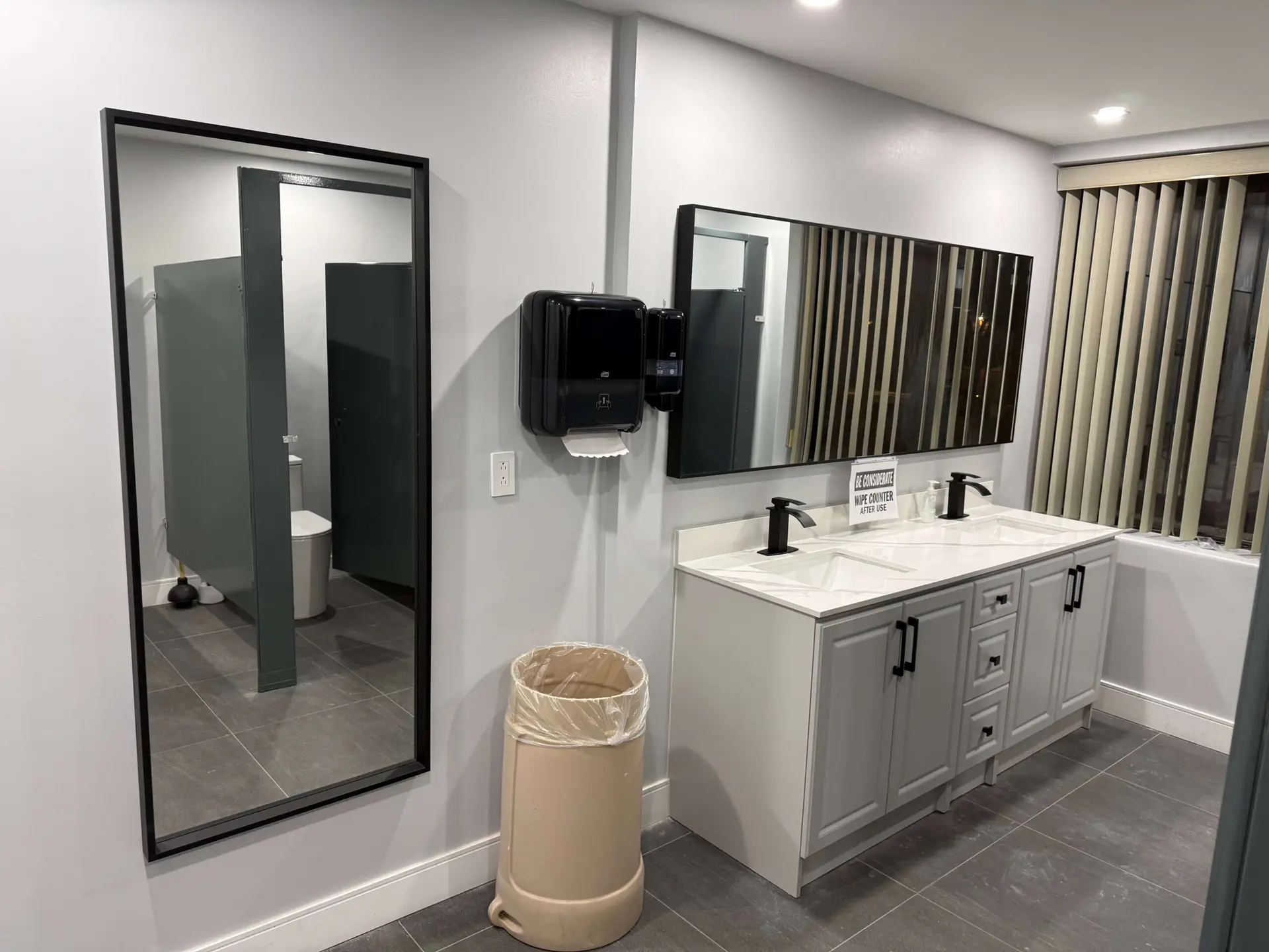 Finished bathroom renovation by Kodiak Construction Group