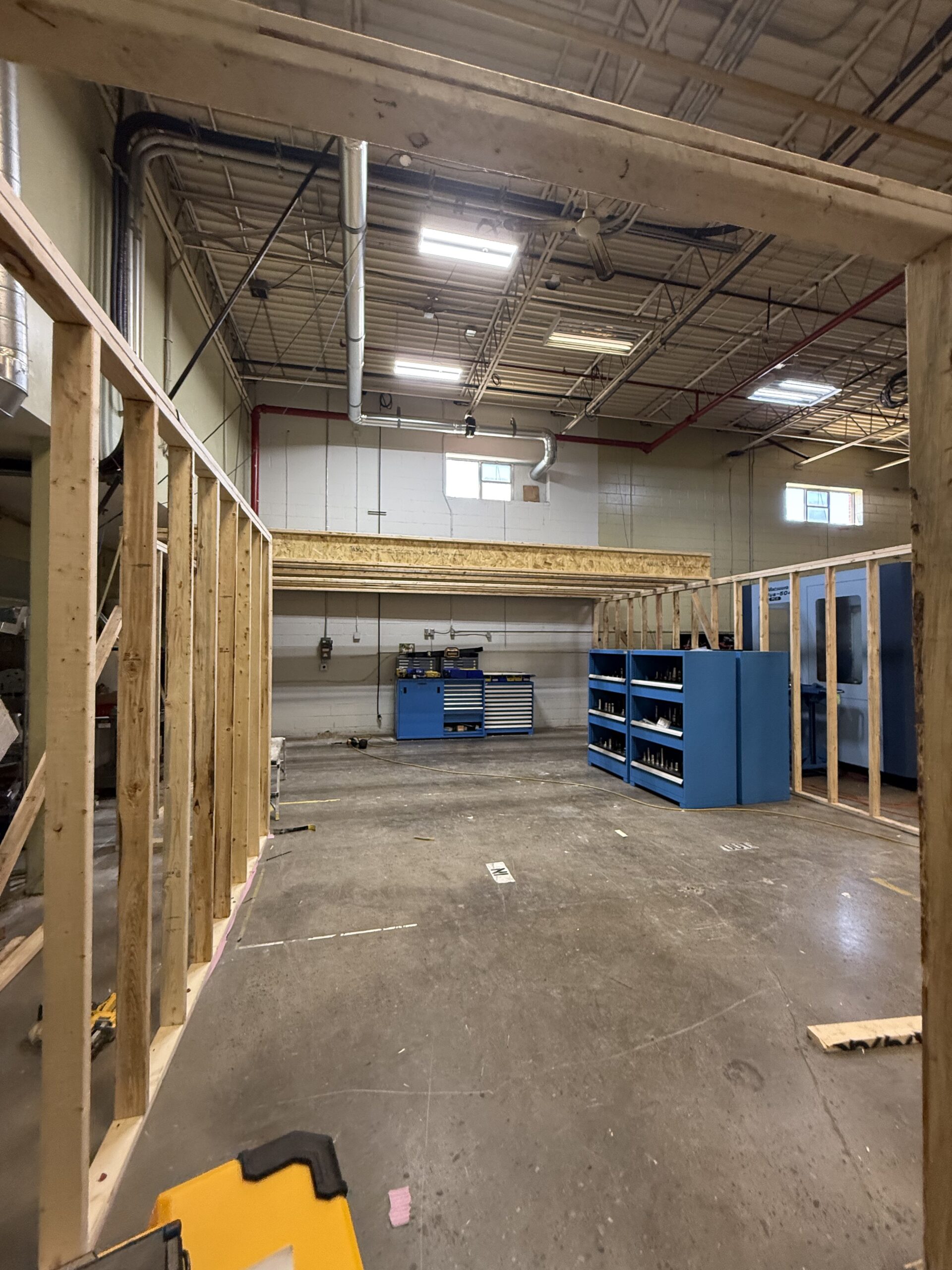 Commercial Renovations Commercial framing in progress by Kodiak Construction Group